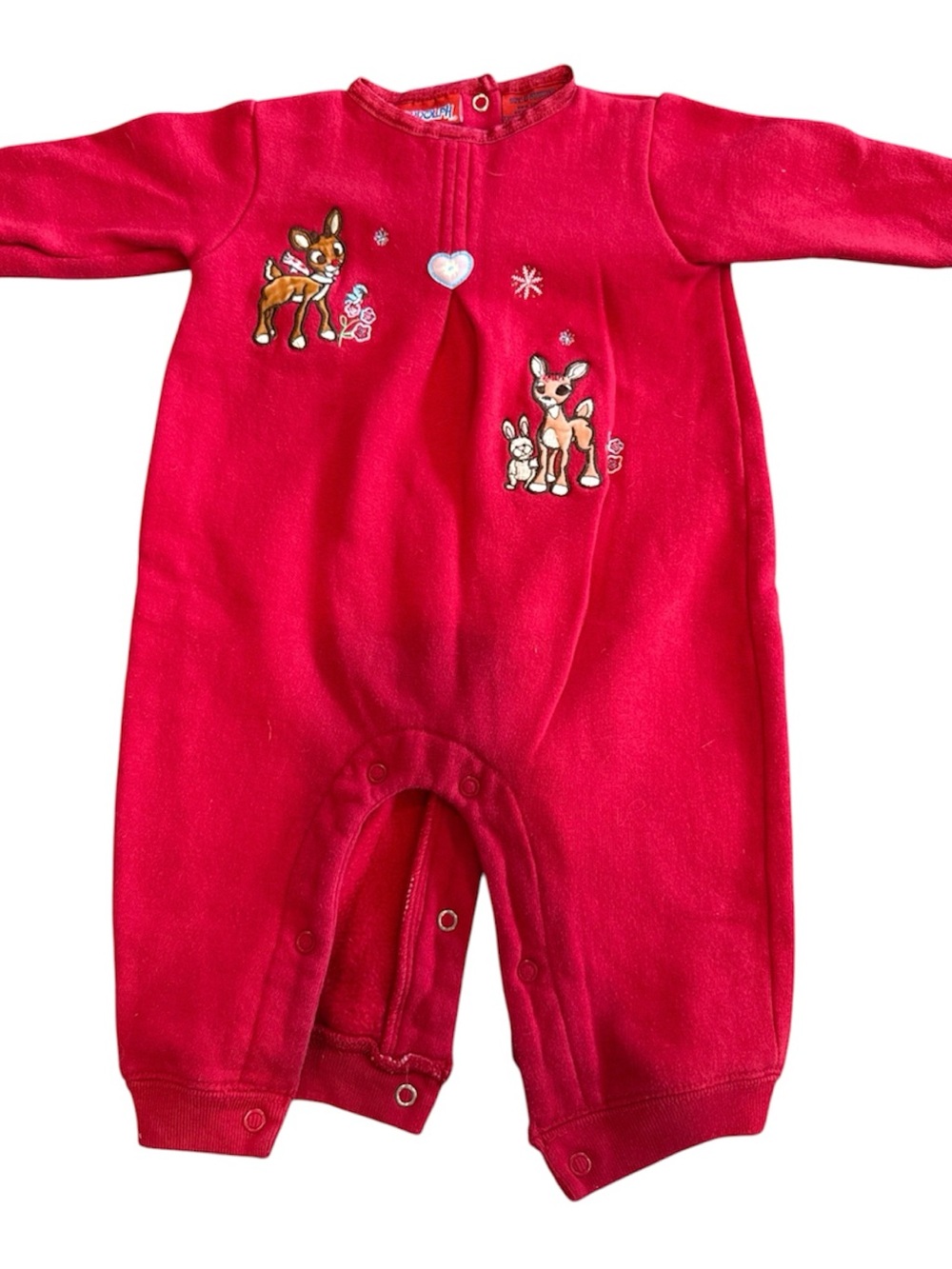 Vintage Rudolph one piece baby 6/9m